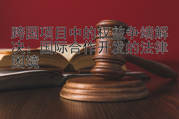 跨国项目中的权益争端解决：国际合作开发的法律困境