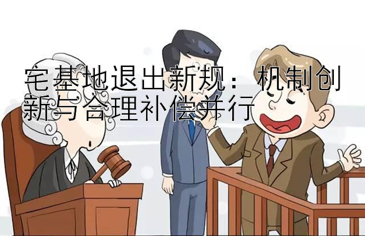 宅基地退出新规：机制创新与合理补偿并行