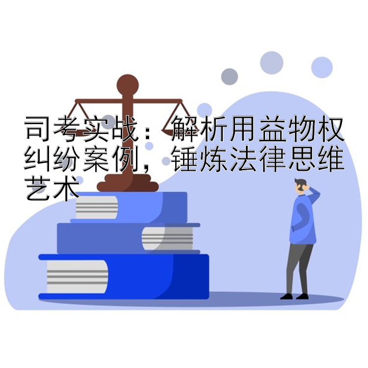 司考实战：解析用益物权纠纷案例，锤炼法律思维艺术