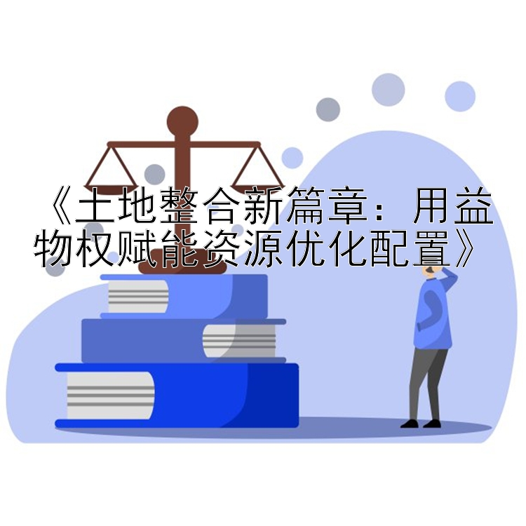 《土地整合新篇章：用益物权赋能资源优化配置》