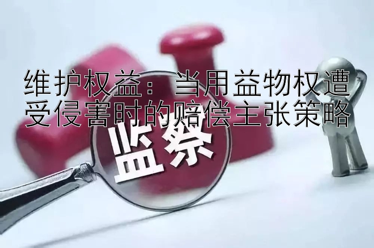 维护权益：当用益物权遭受侵害时的赔偿主张策略