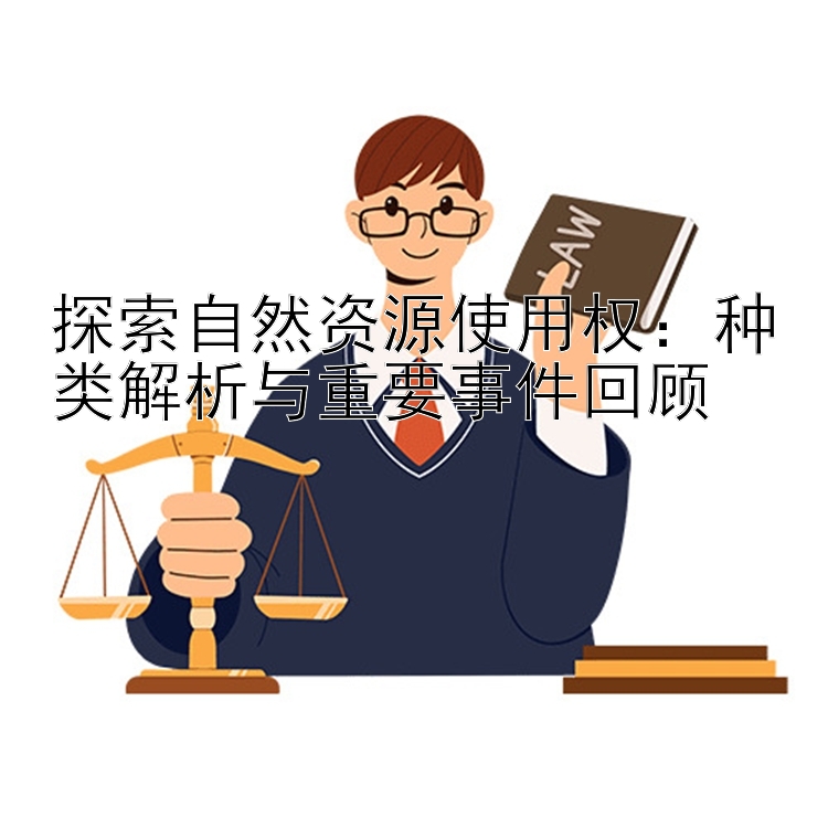 探索自然资源使用权：种类解析与重要事件回顾