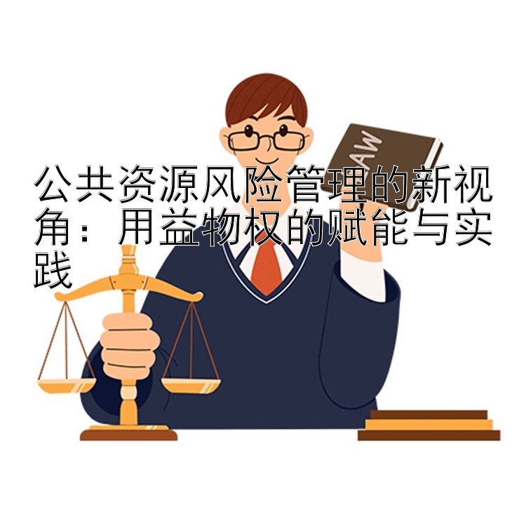 公共资源风险管理的新视角：用益物权的赋能与实践