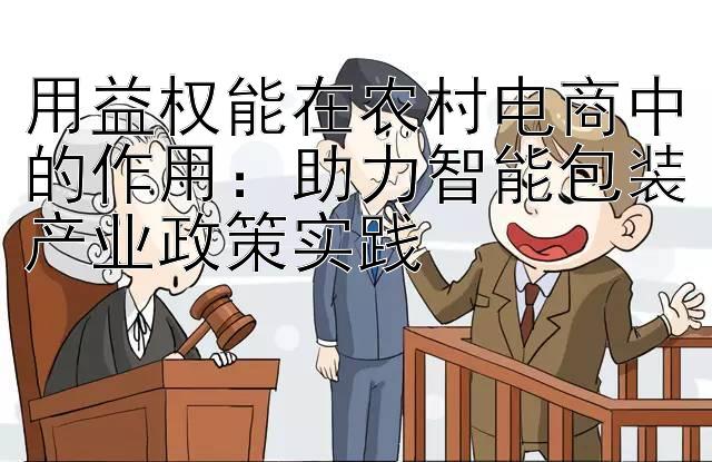 用益权能在农村电商中的作用：助力智能包装产业政策实践