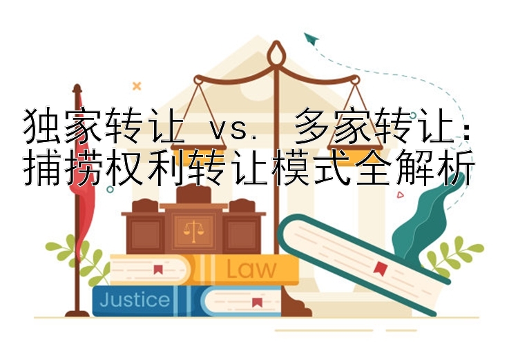 独家转让 vs. 多家转让：捕捞权利转让模式全解析