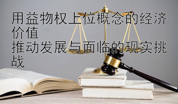 用益物权上位概念的经济价值  
推动发展与面临的现实挑战