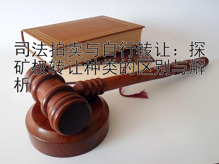 司法拍卖与自行转让：探矿权转让种类的区别与解析